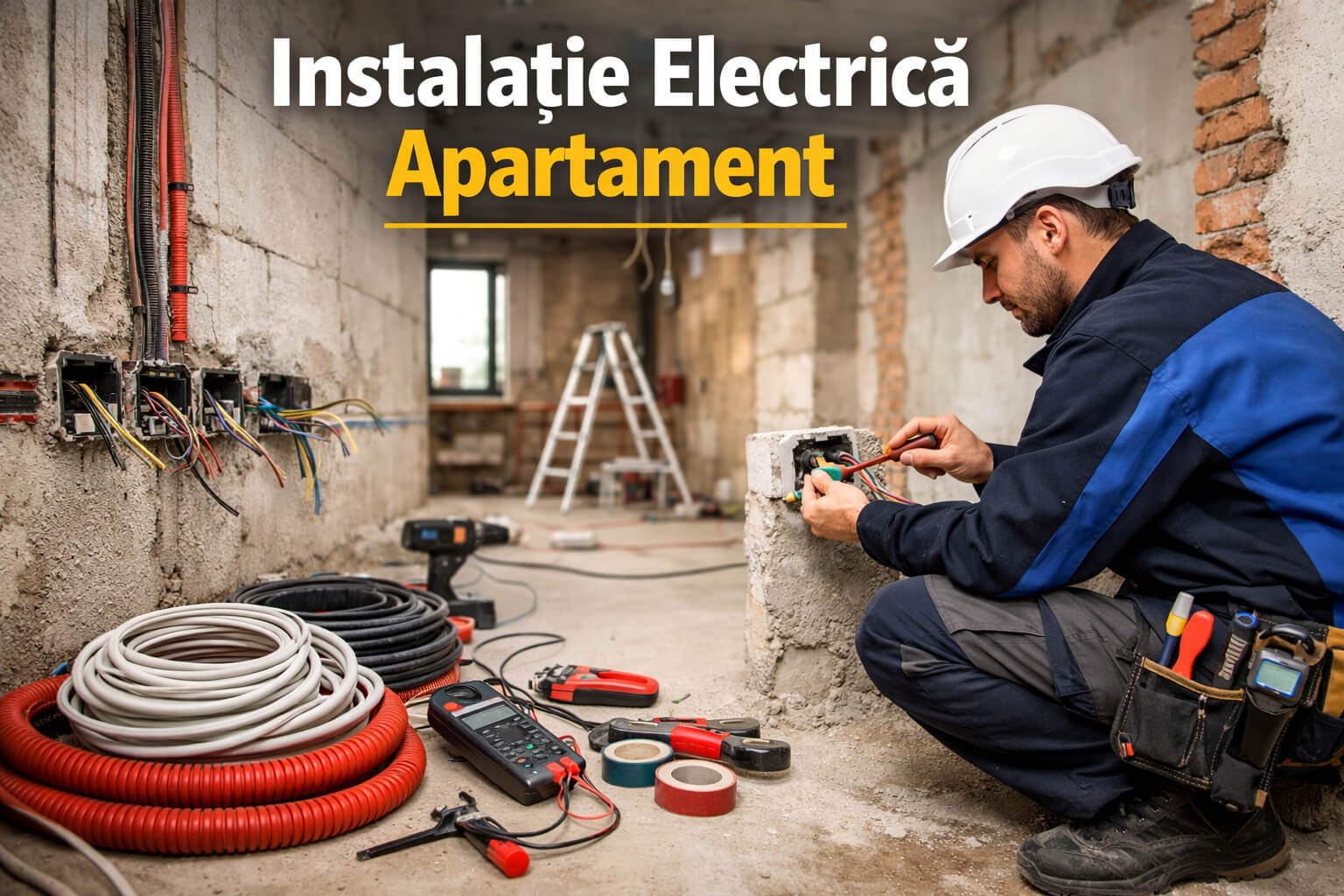 Servicii Renovari Interioare instalatie electrica apartament dynasty power future srl